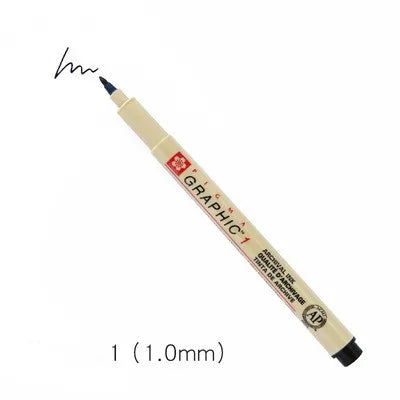 Sakura Pigma Micron Fineliner – 1PCS Black Waterproof Drawing Pen