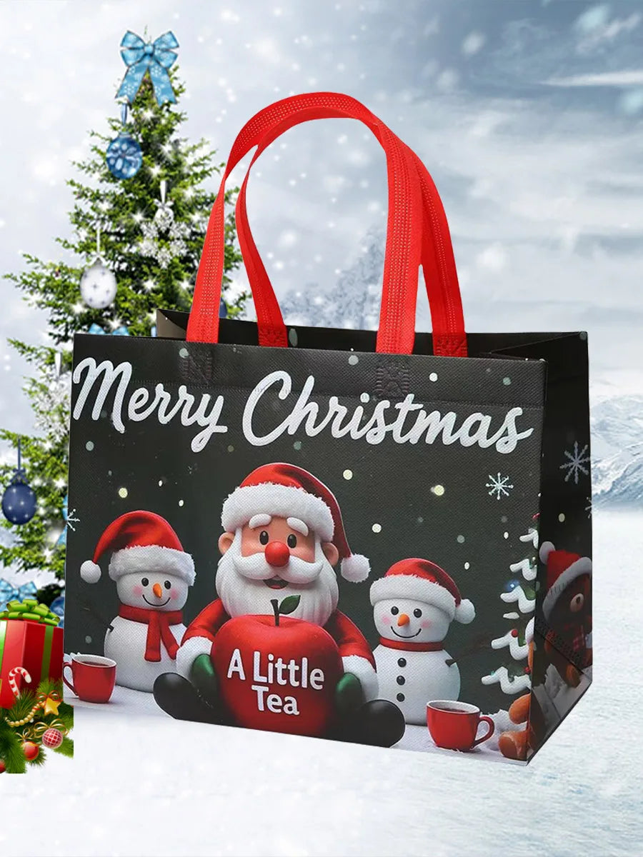 Large Reusable Santa Christmas Gift Bag