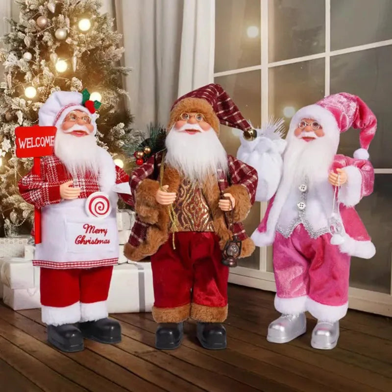 12in Standing Santa Claus Doll
