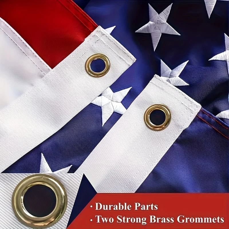 American Flag Sewn Stars and Stripes