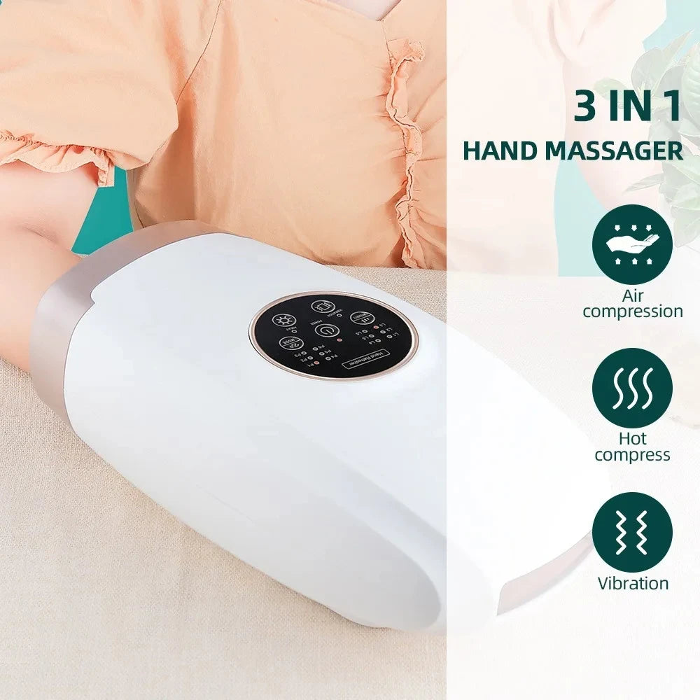 Hand Massager – Compression & Heat Therapy for Arthritis Relief