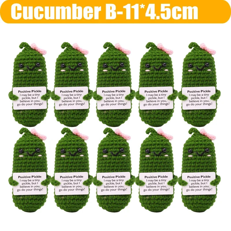 Funny Crochet Positive Energy Doll Set