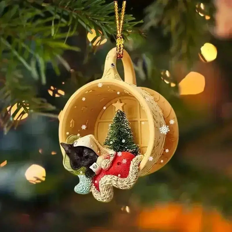 Christmas Dog Ornament