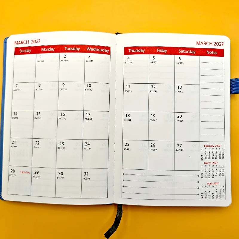 3-Year Monthly Planner 2026–2028
