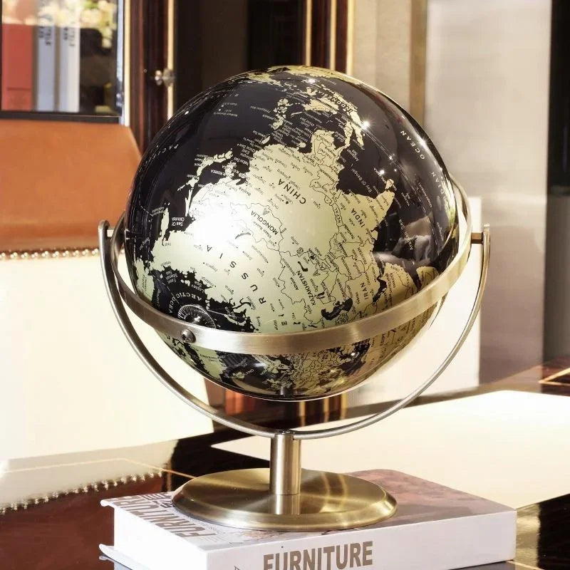 Rotating Globe British Style