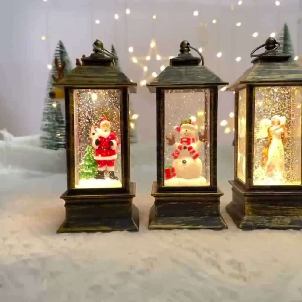 Christmas LED Lantern Night Lamp