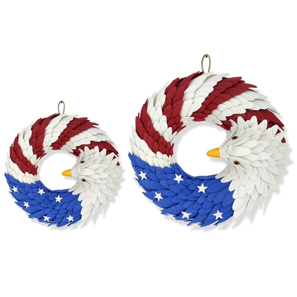 American Flag Eagle Wreath
