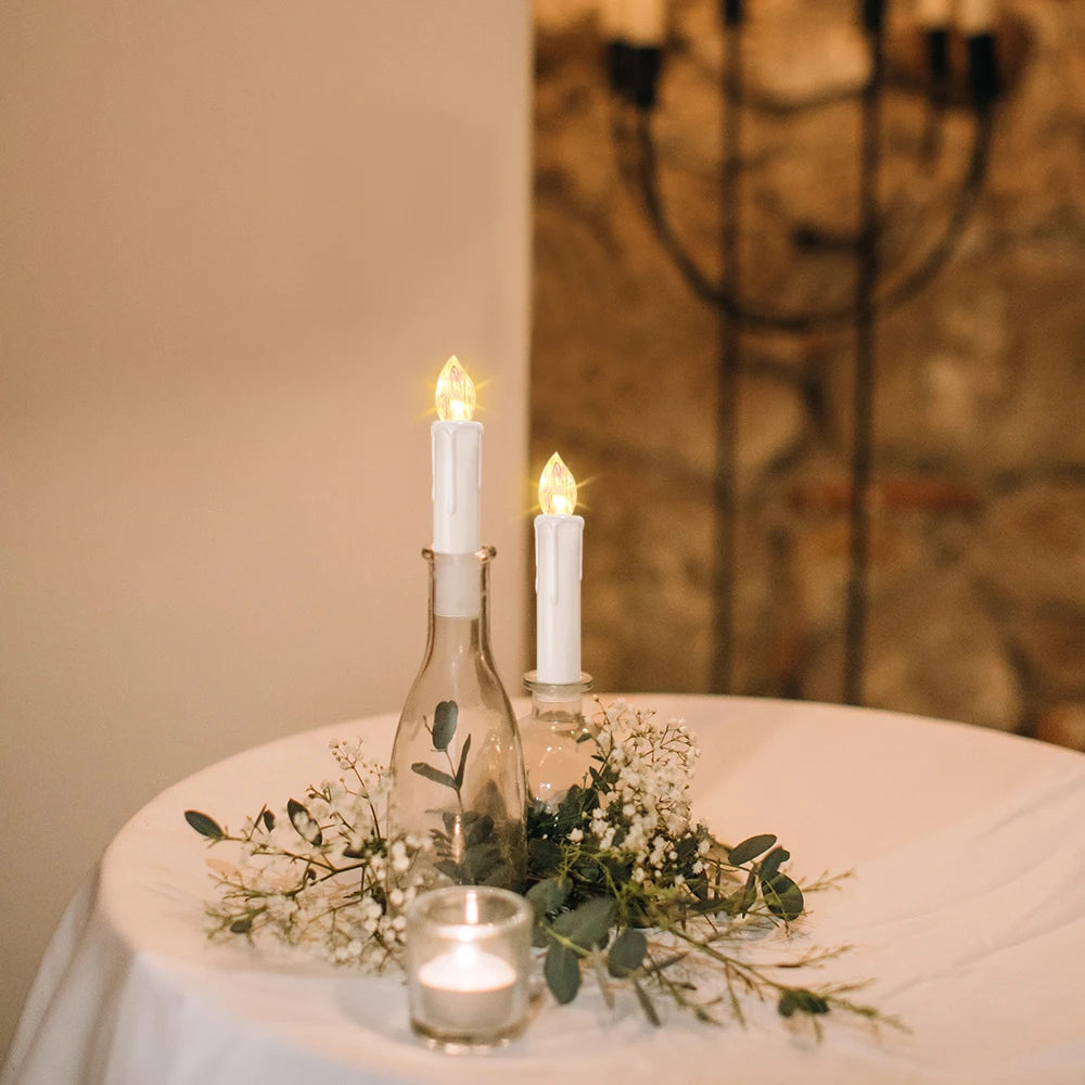 LED Flickering Window Candle