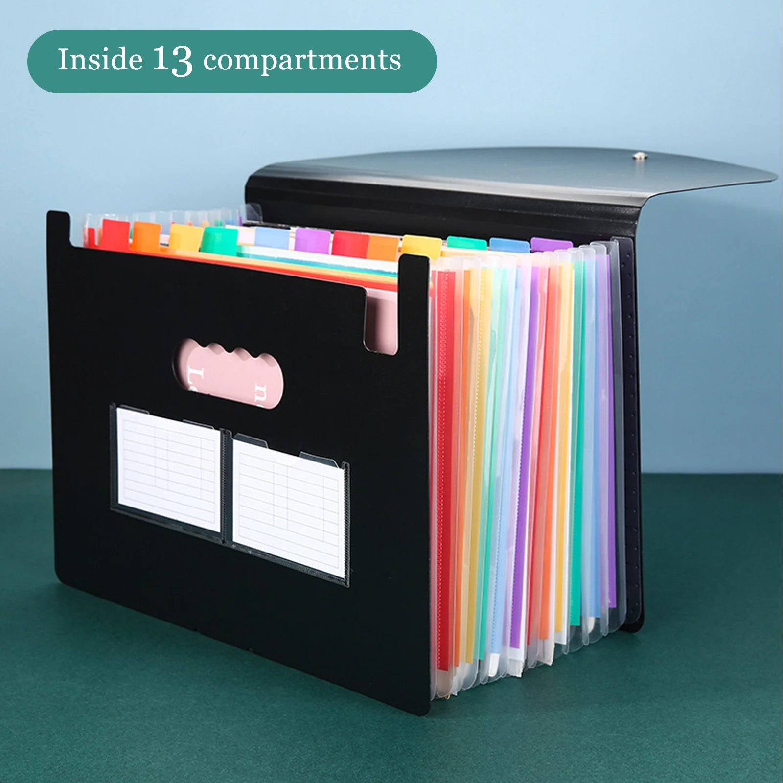 A4 Paper Organizer – 13/25-Pocket Expanding File Folder