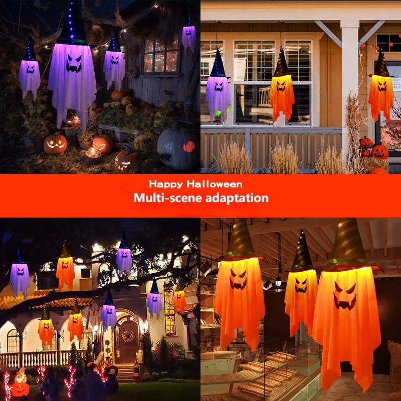 LED Flying Witch Hat Lights