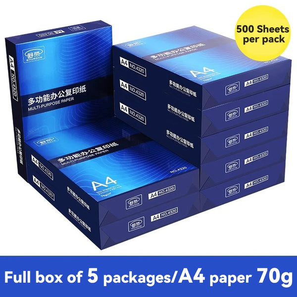 A4 Copy Paper – 70/80gsm, 500/2500 Sheets, Double-Sided