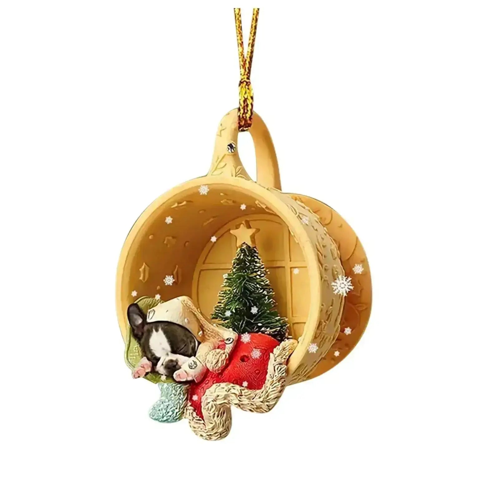 Christmas Dog Ornament