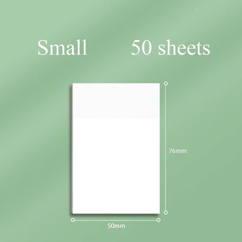 50sheets Transparent Posted it Sticky Note Pads Notepads Posits Papeleria Journal School Stationery office Supplies