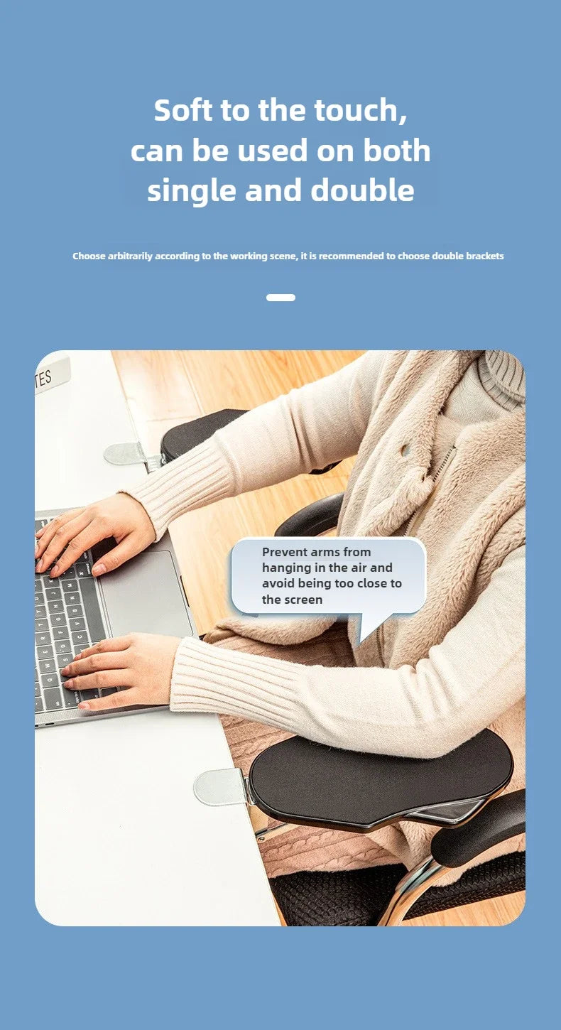 Foldable Ergonomic Computer Arm Rest Pad