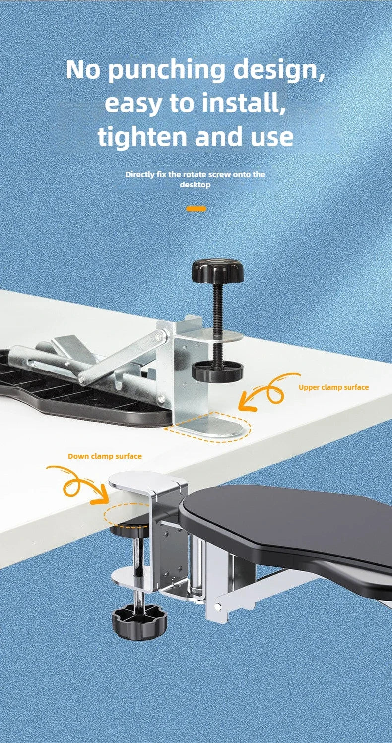 Foldable Ergonomic Computer Arm Rest Pad