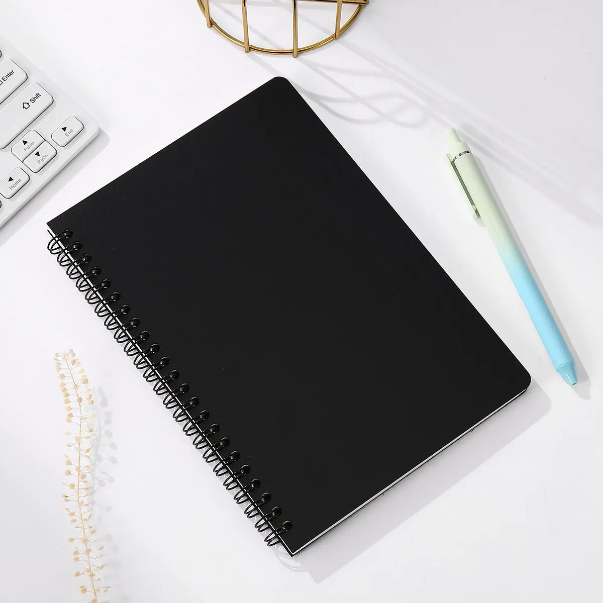 A5 Spiral 160 Pages Thick Lined Paper