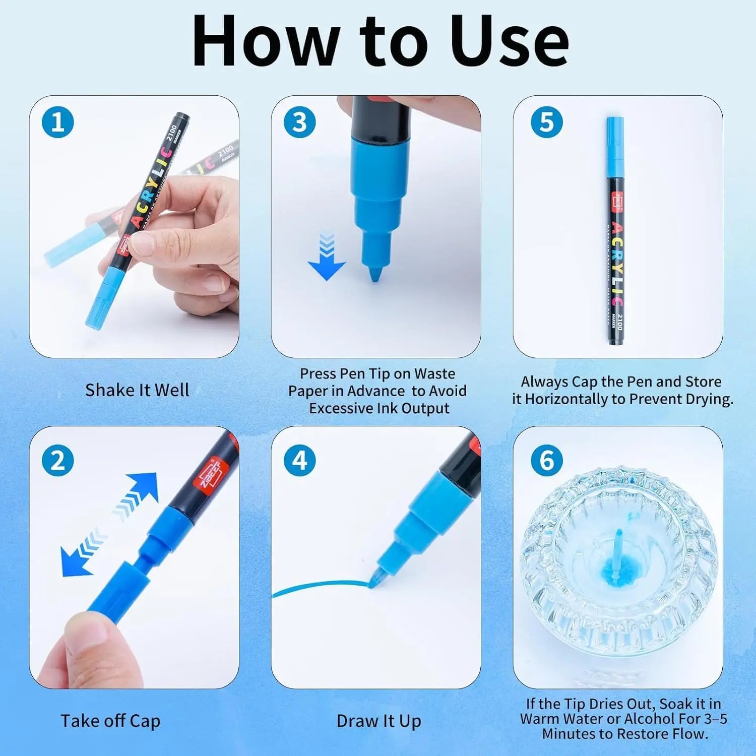 Acrylic Paint Marker Set