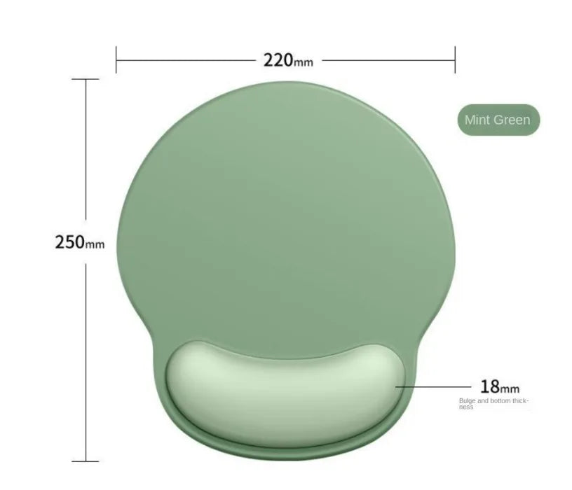 Silicone Mouse Pad with Wrist Support