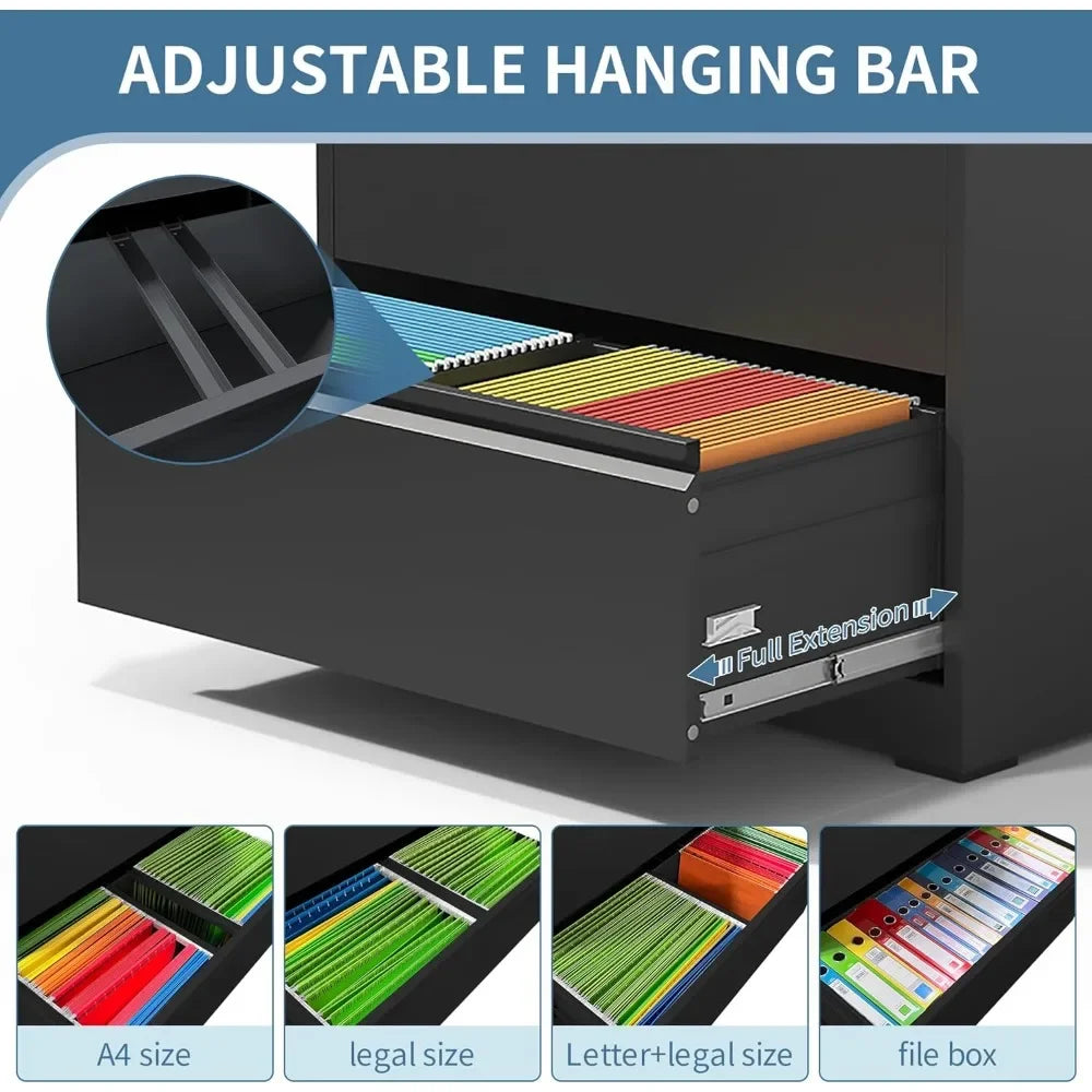 File Cabinet Lockable Lateral Storage