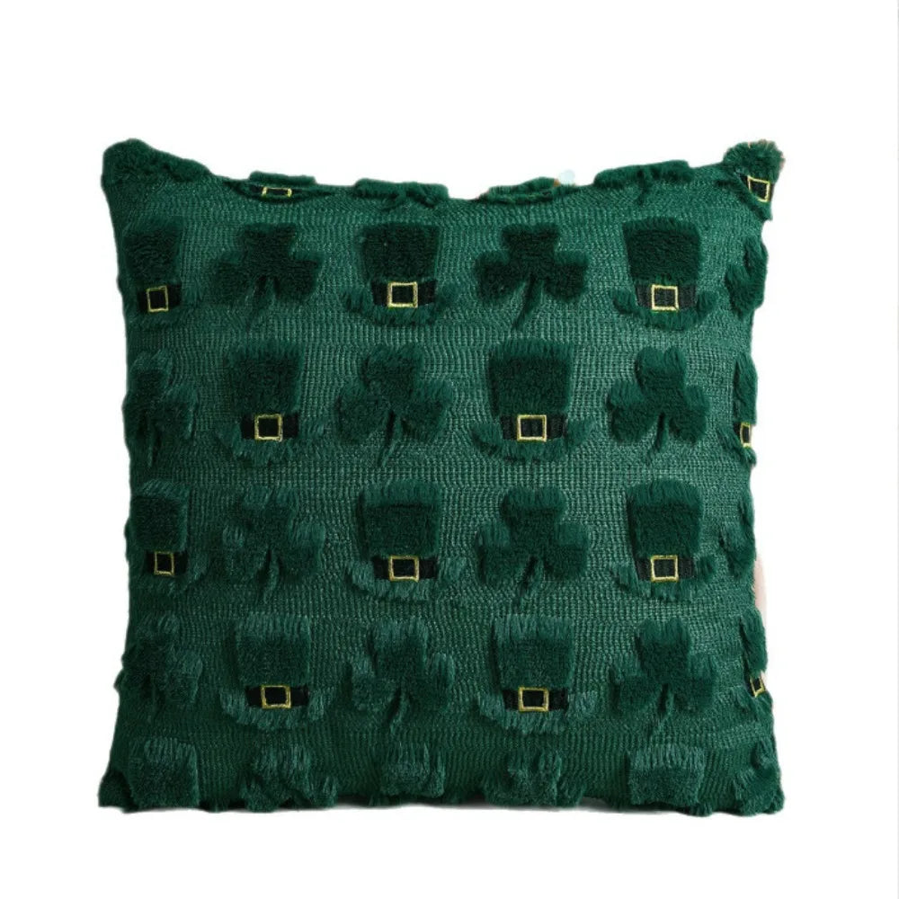 St. Patrick's Day Shamrock Pillow Cover