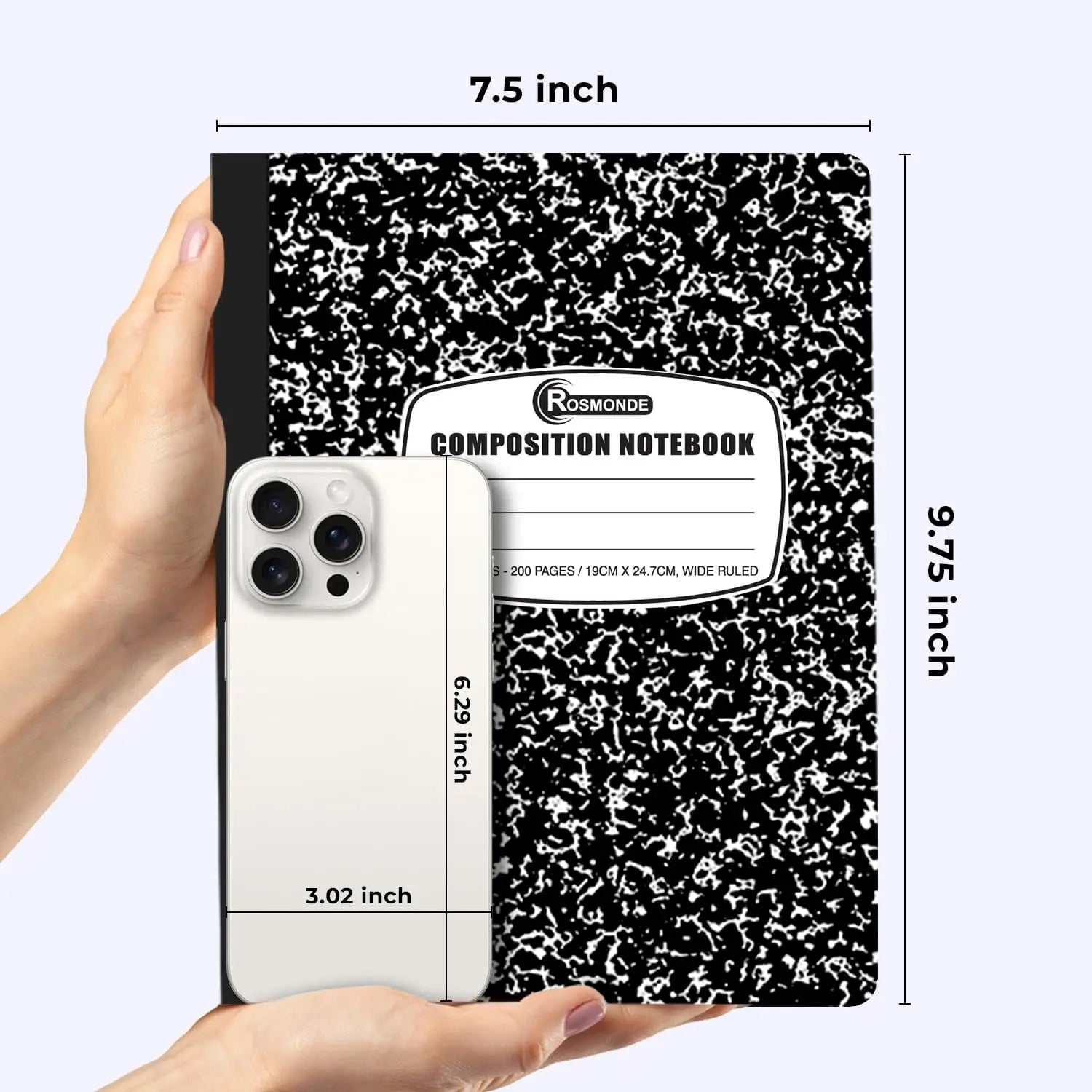 5 Pack Composition Notebooks