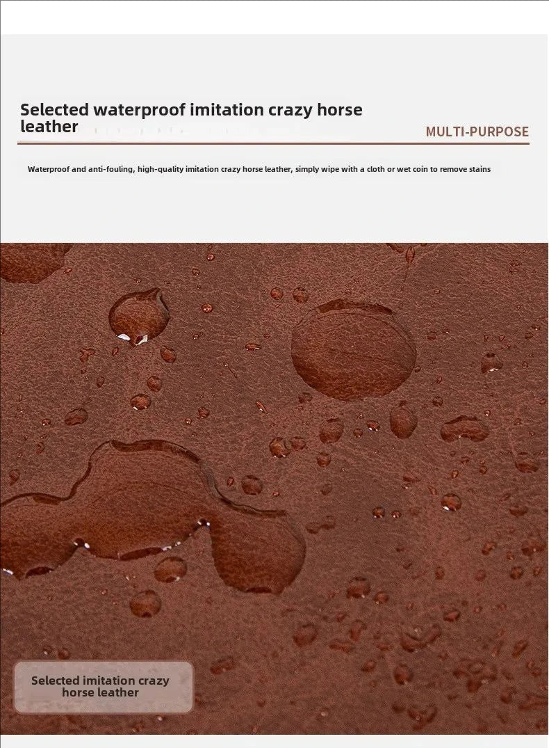 Waterproof PU Leather Desk Mat & Mouse Pad