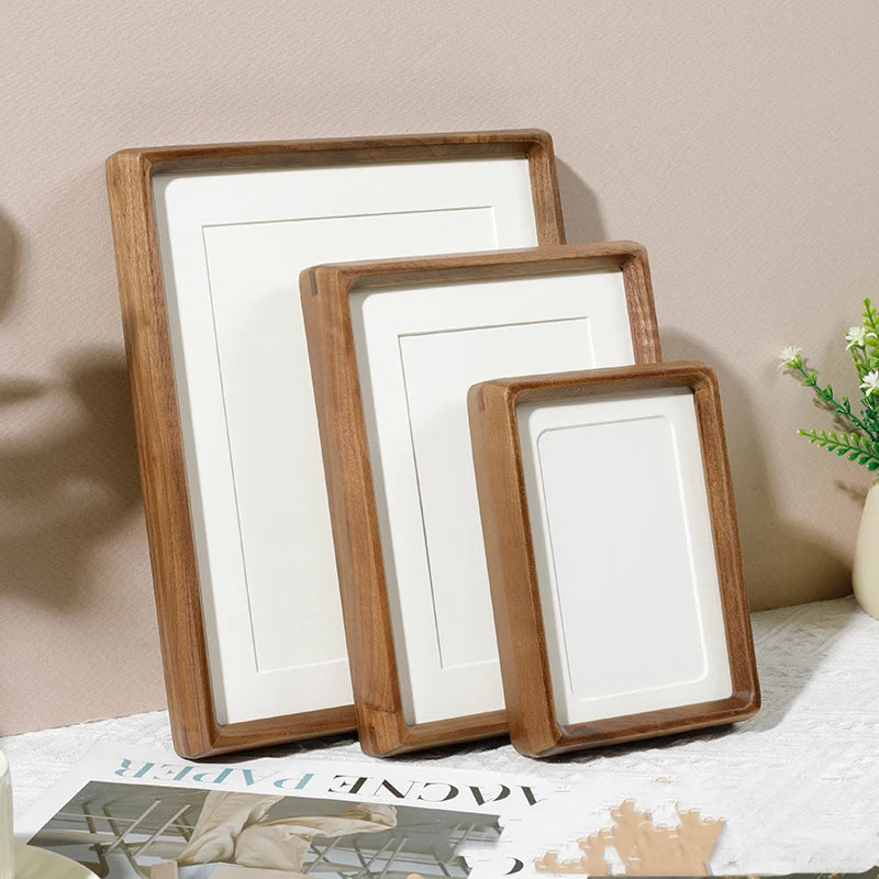 Solid Wood Black Walnut Photo Frame