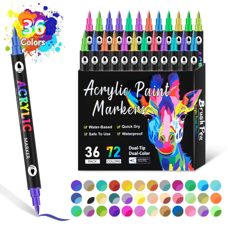 Acrylic Paint Markers Set