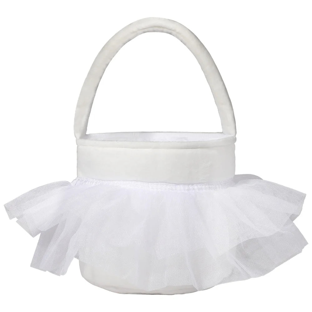 Tutu Plush Easter Basket Gift Bag