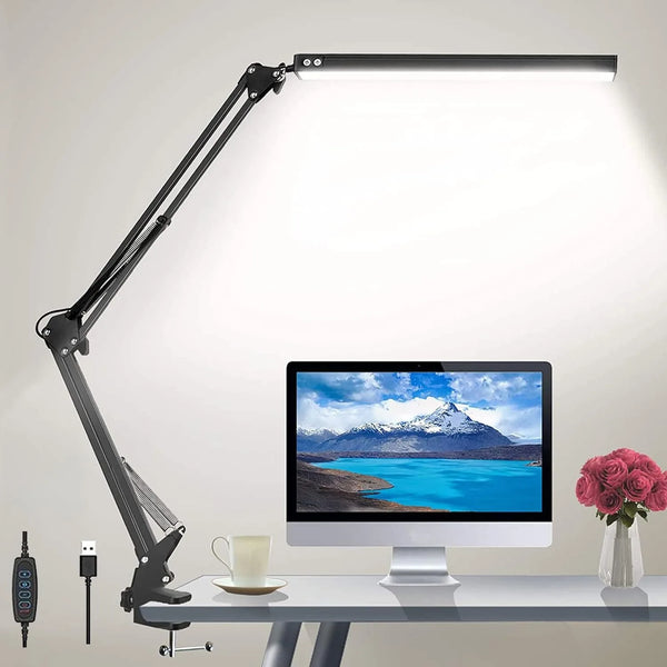 LED Clip-On Folding Desk Lamp