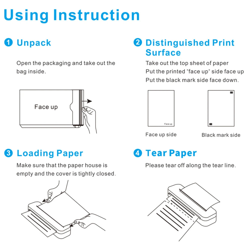 100/200 SheetsA4 Thermal Printing Paper