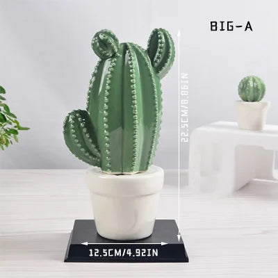 Ceramic Cactus Multi-Potted Decor