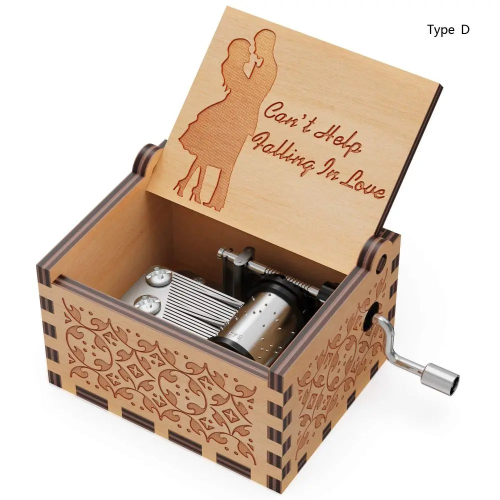 Vintage Wooden Music Box