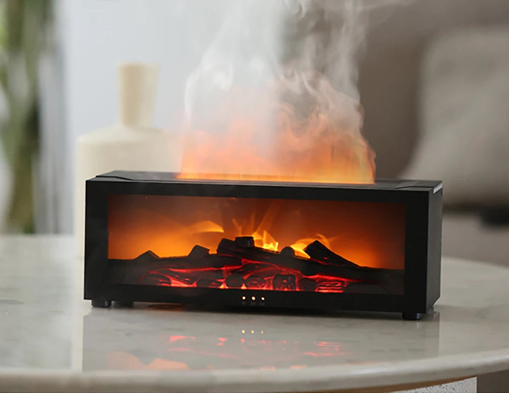 Essential Oil Humidifier Flame with Remote