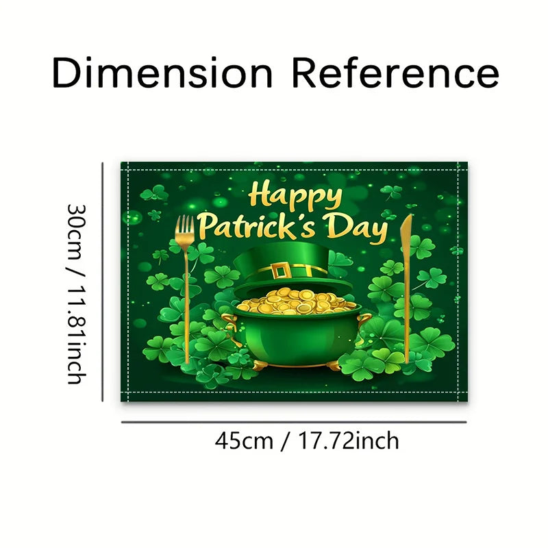 St. Patrick's Day Clover Placemats