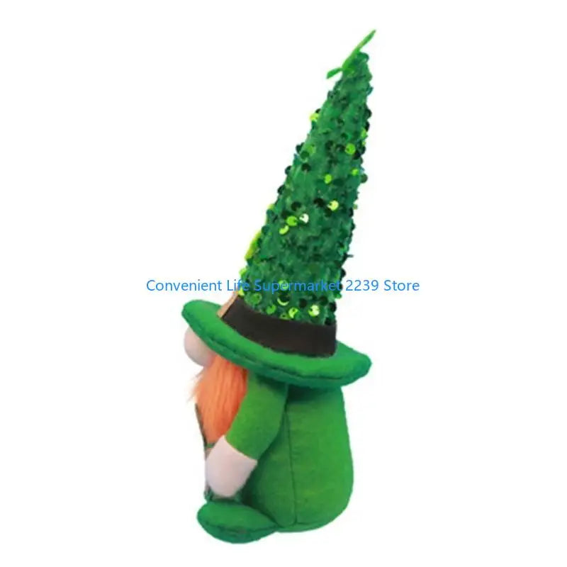 St. Patrick's Day Gnome Plush Decor