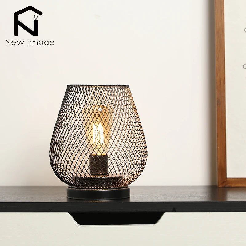 Nordic Metal Cage LED Candle Lantern