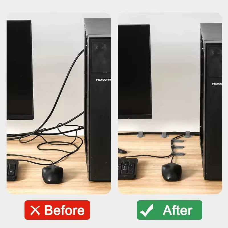 Reusable Cable Organizer – Self-Adhesive