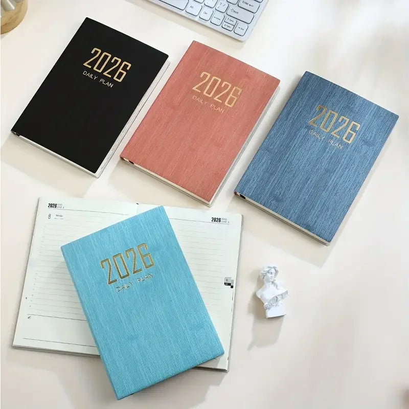 2026 A5 Daily Schedule Notebook – 365-Day Planner