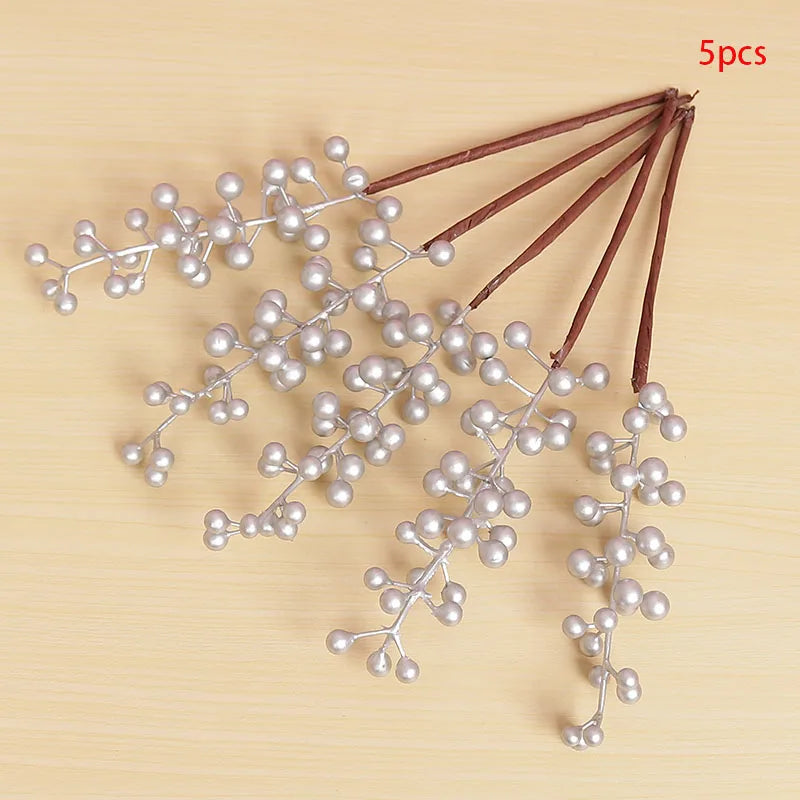Artificial Red Berry Branch