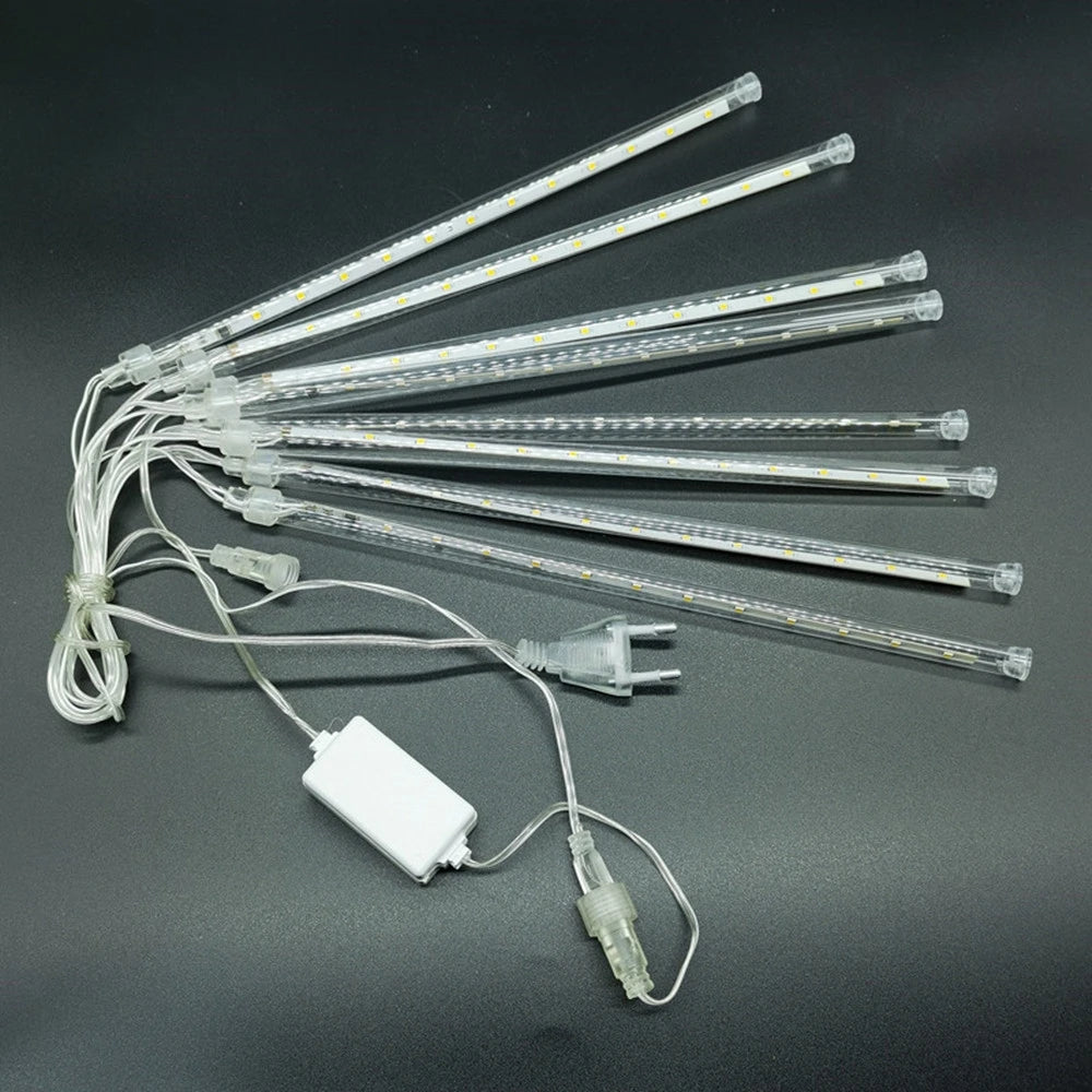 LED Meteor Shower Rain String Lights