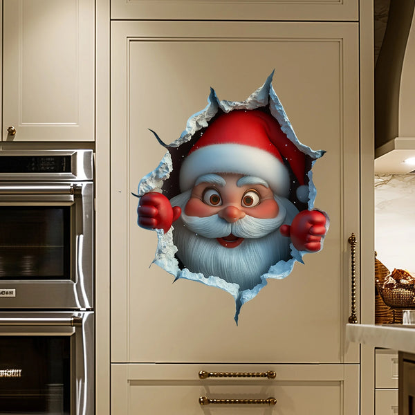 Christmas Santa PVC Wall Sticker