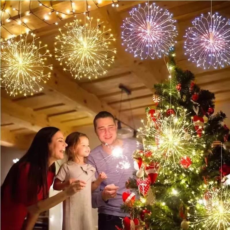 Solar Firework LED Fairy Lights