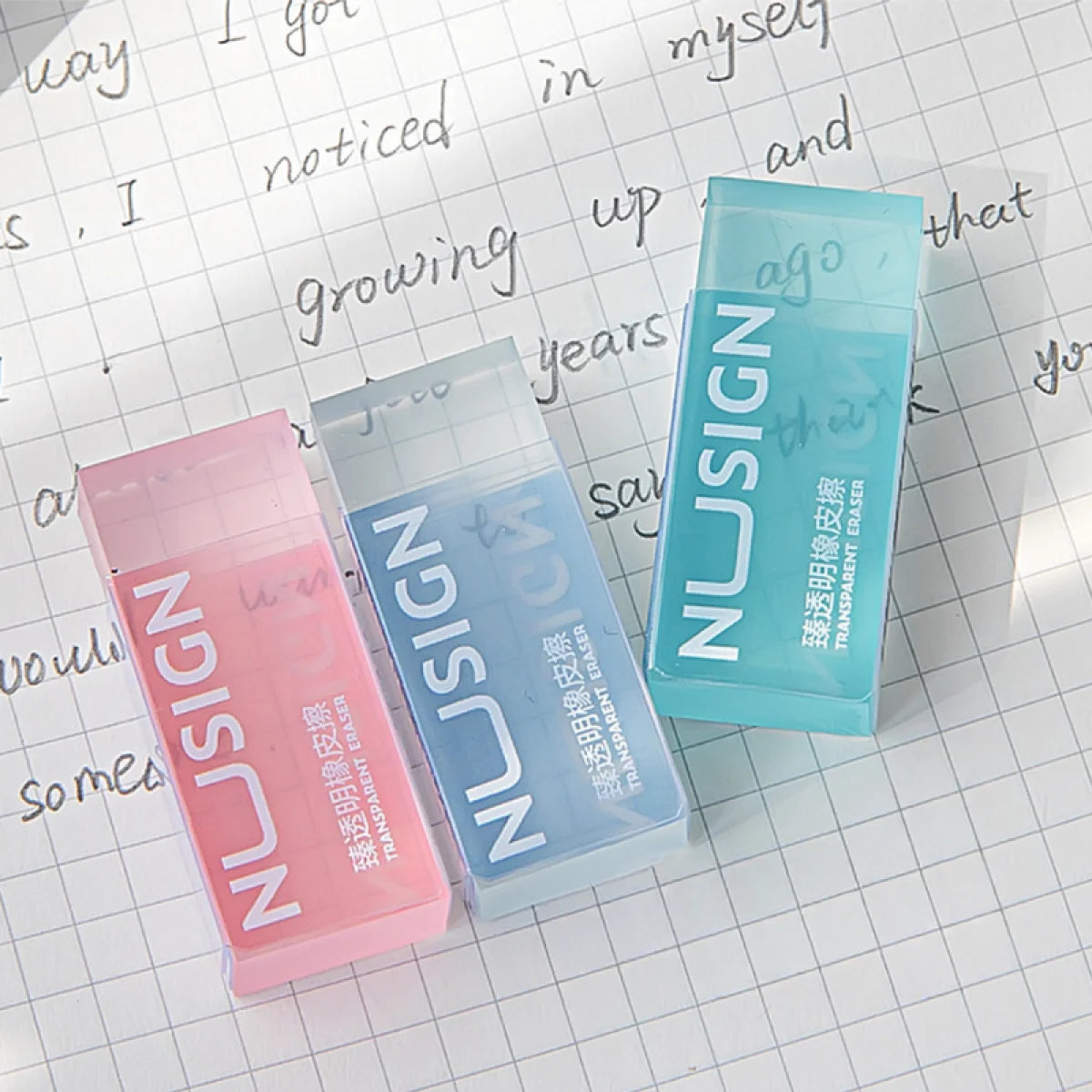 DELI Lovely Transparent Eraser: