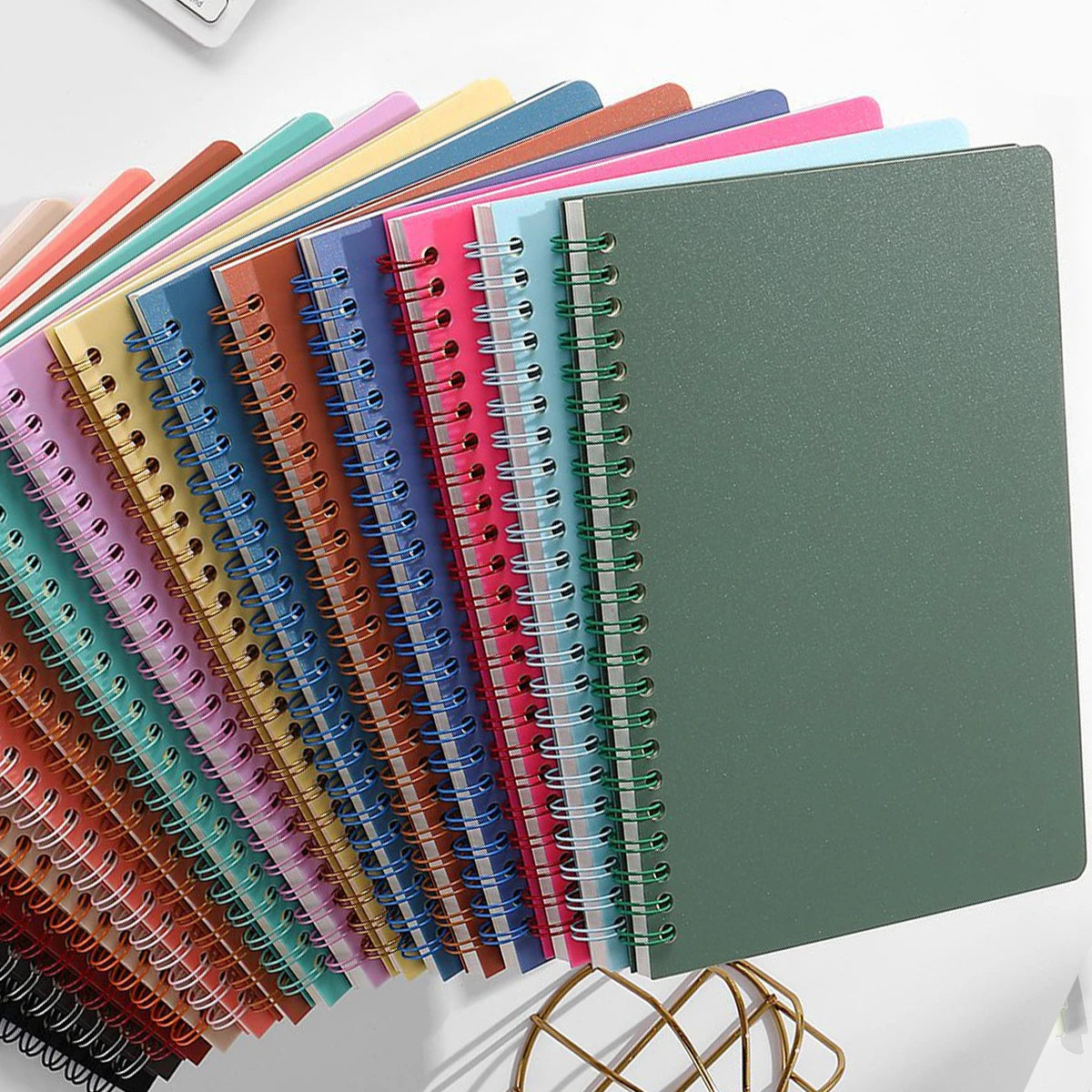 A5 Spiral 160 Pages Thick Lined Paper