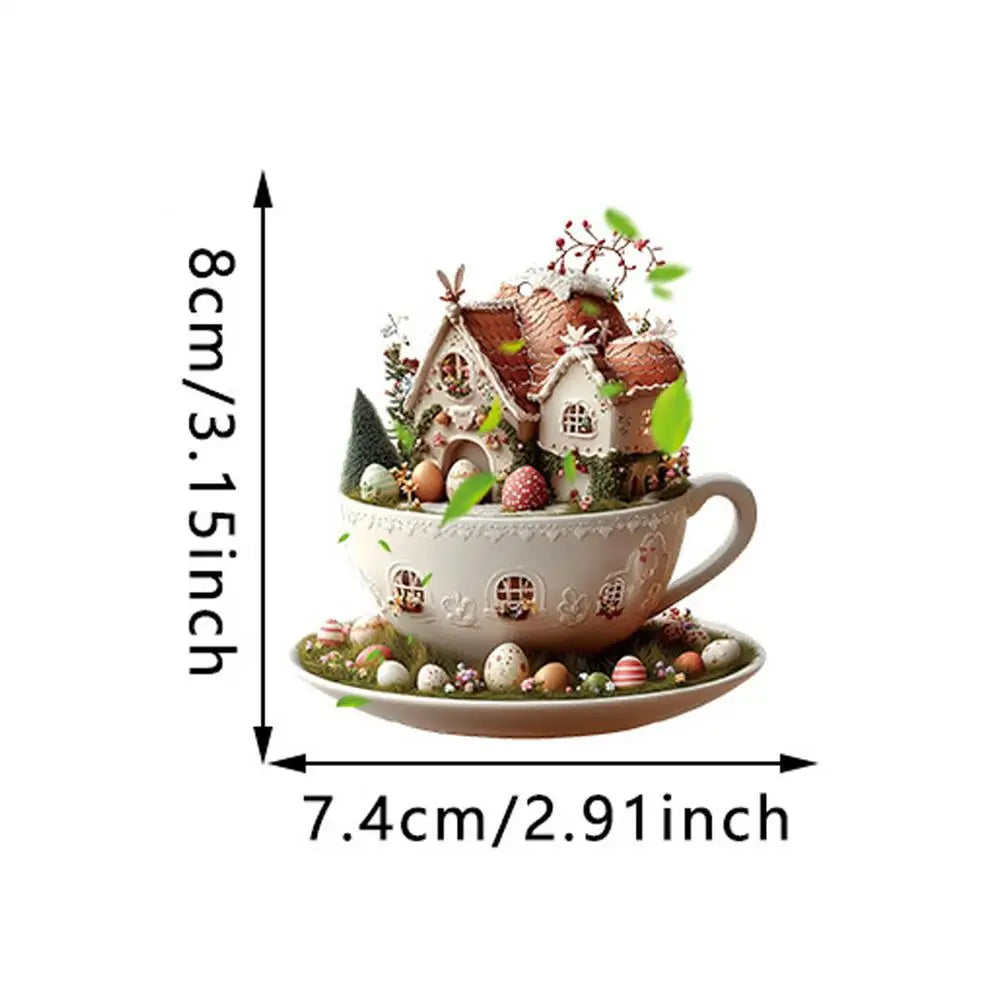 Christmas Coffee Cup Ornaments