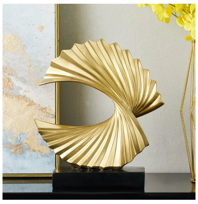 Modern Abstract Resin Sculpture Home Décor