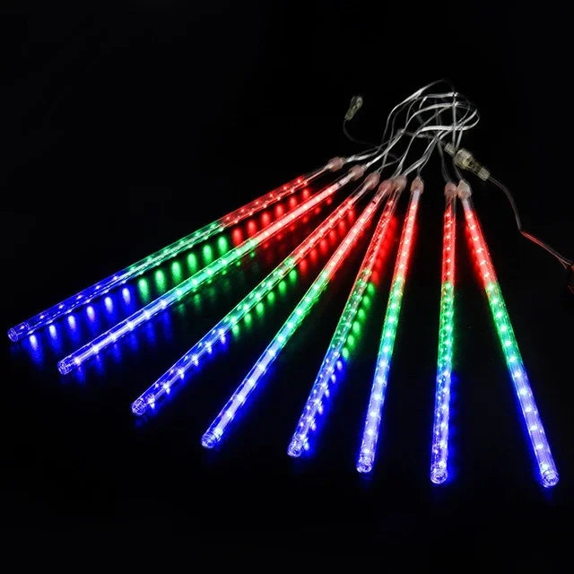 LED Meteor Shower Rain String Lights