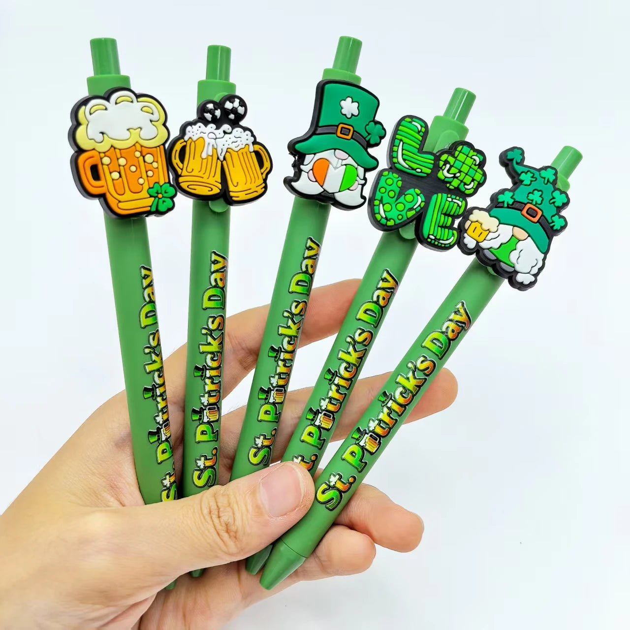 St. Patrick's Day Shamrock Ballpoint Pens