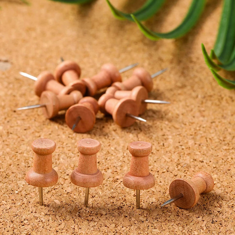 Wooden Push Pins